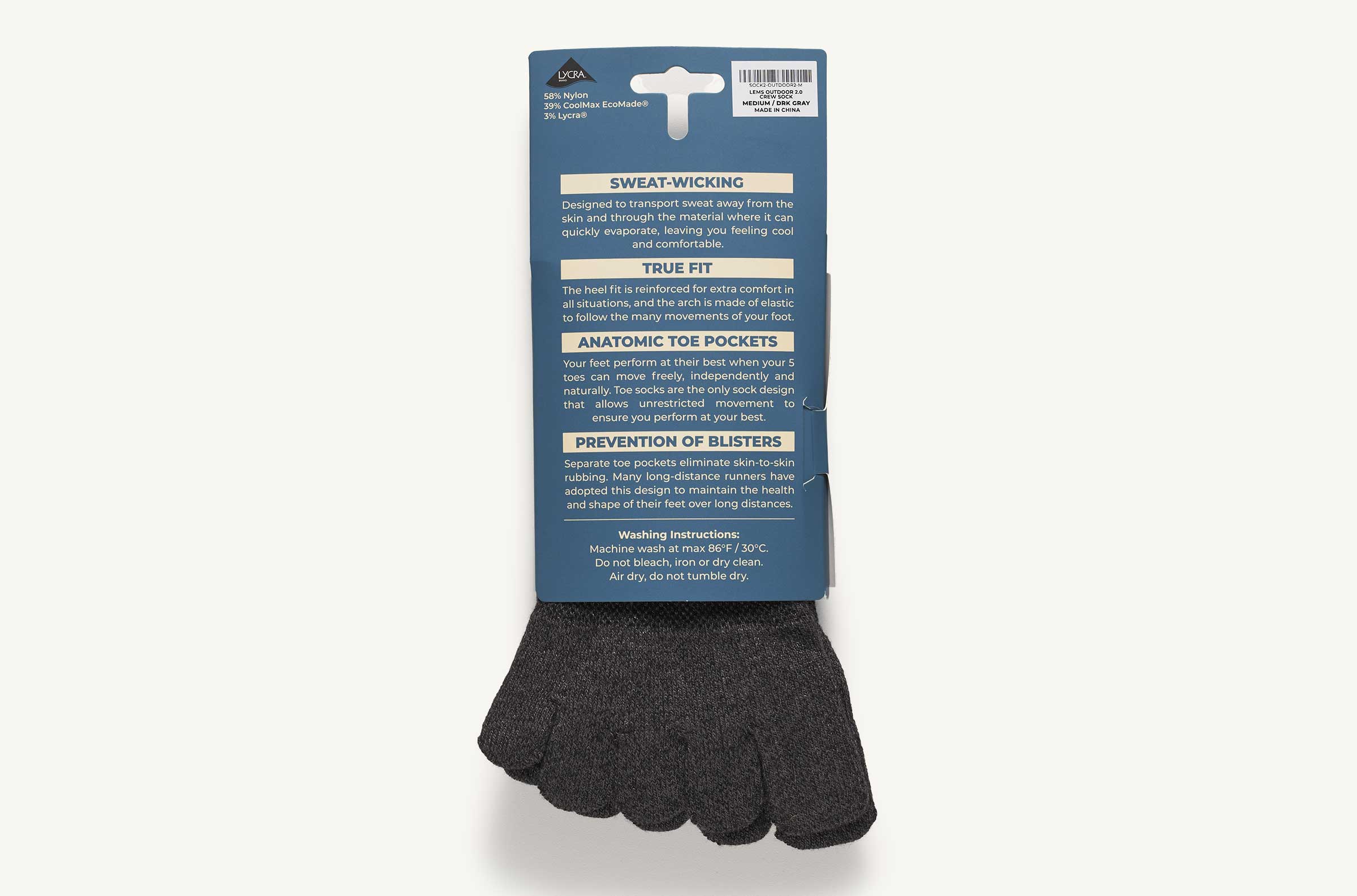 Lems Outdoor Crew Toesock - Image 6