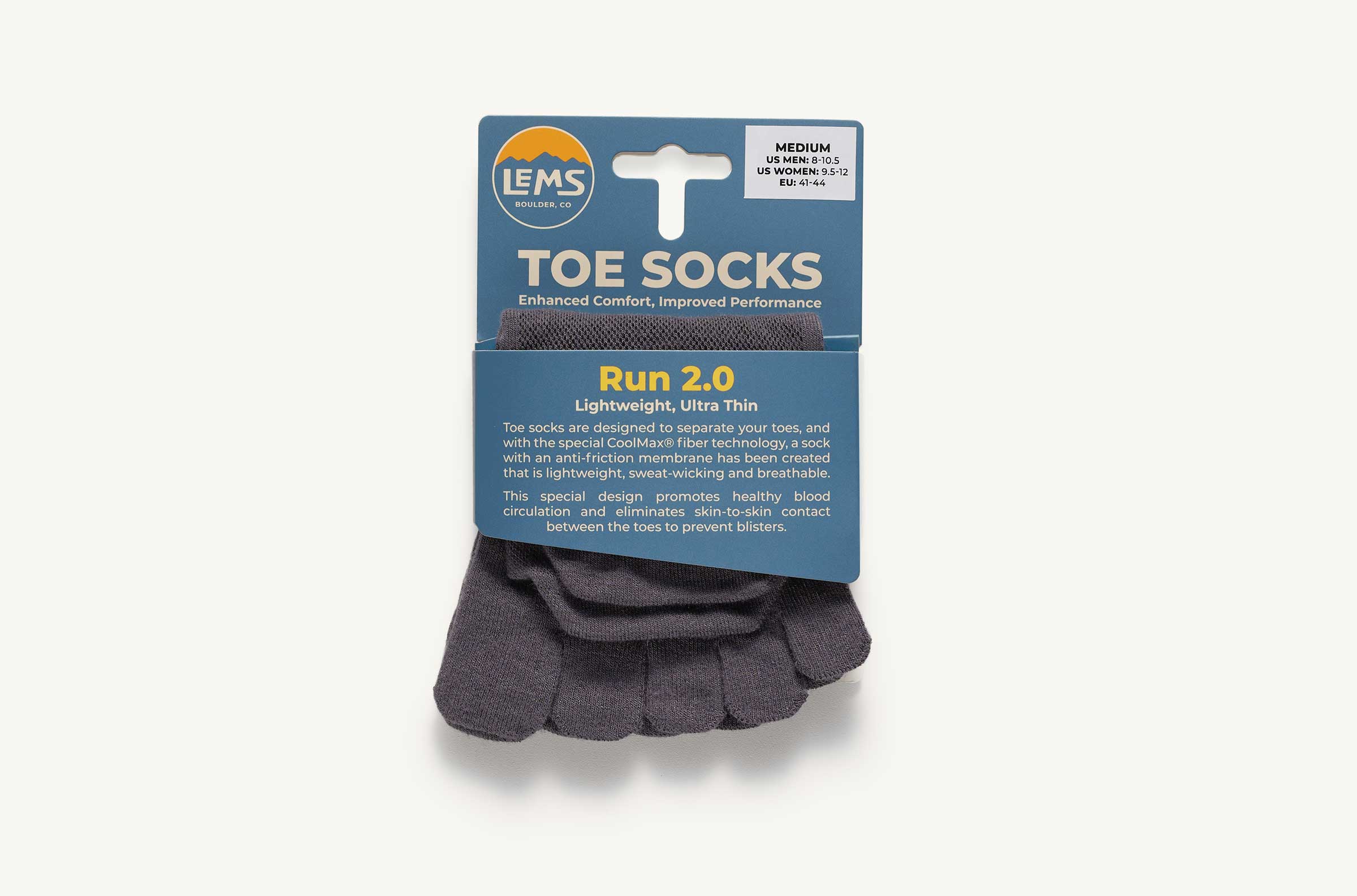 Lems Run No-Show Toesock - Image 4